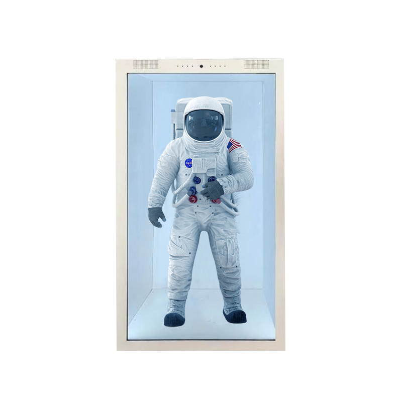 3d transparent showcase